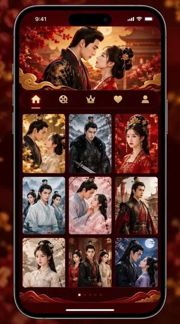 韩国网剧短剧APP首页界面预览